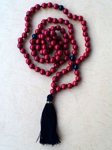 Jaspis i crni turmalin, ogrlica